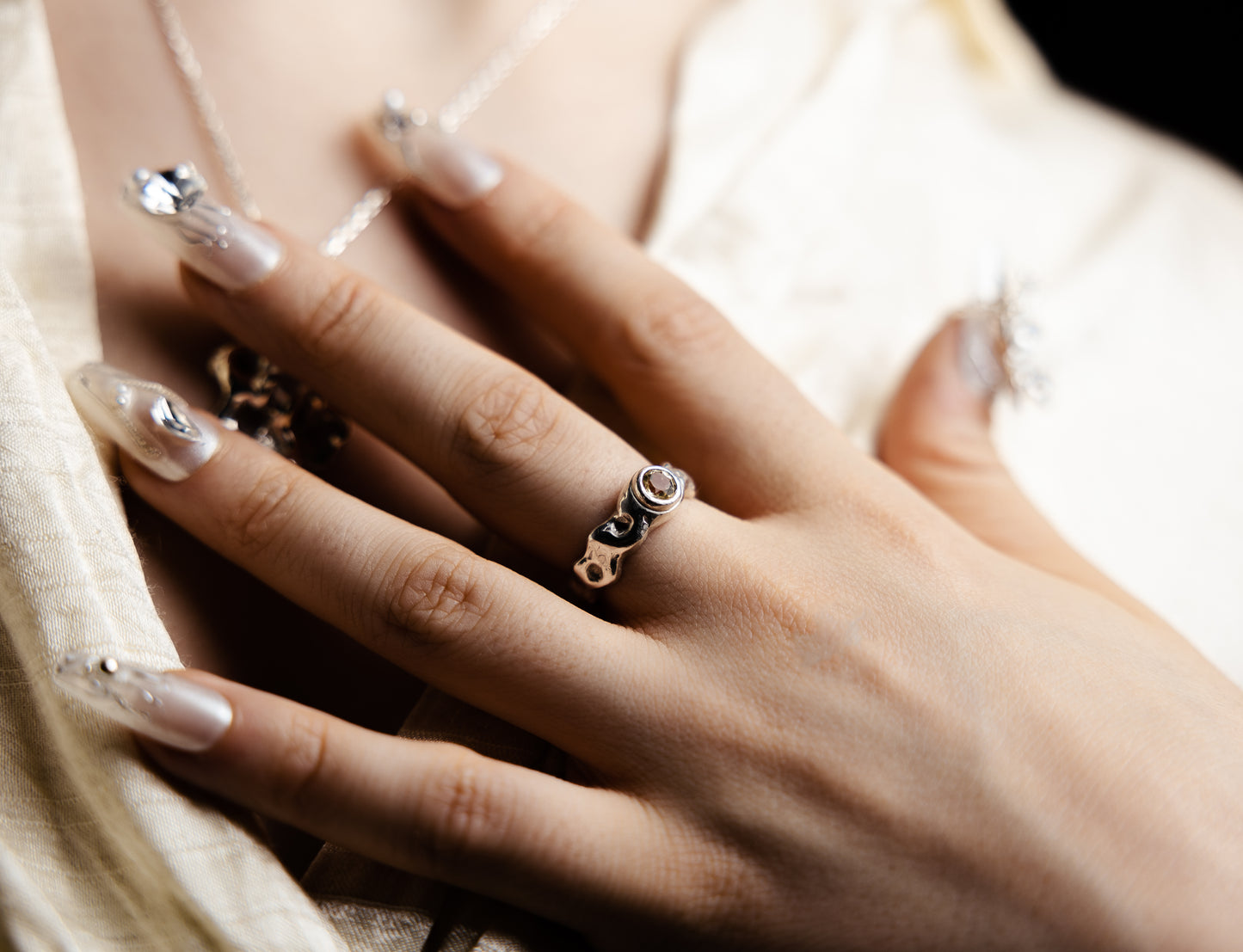 Pearl World Gemstone Ring
