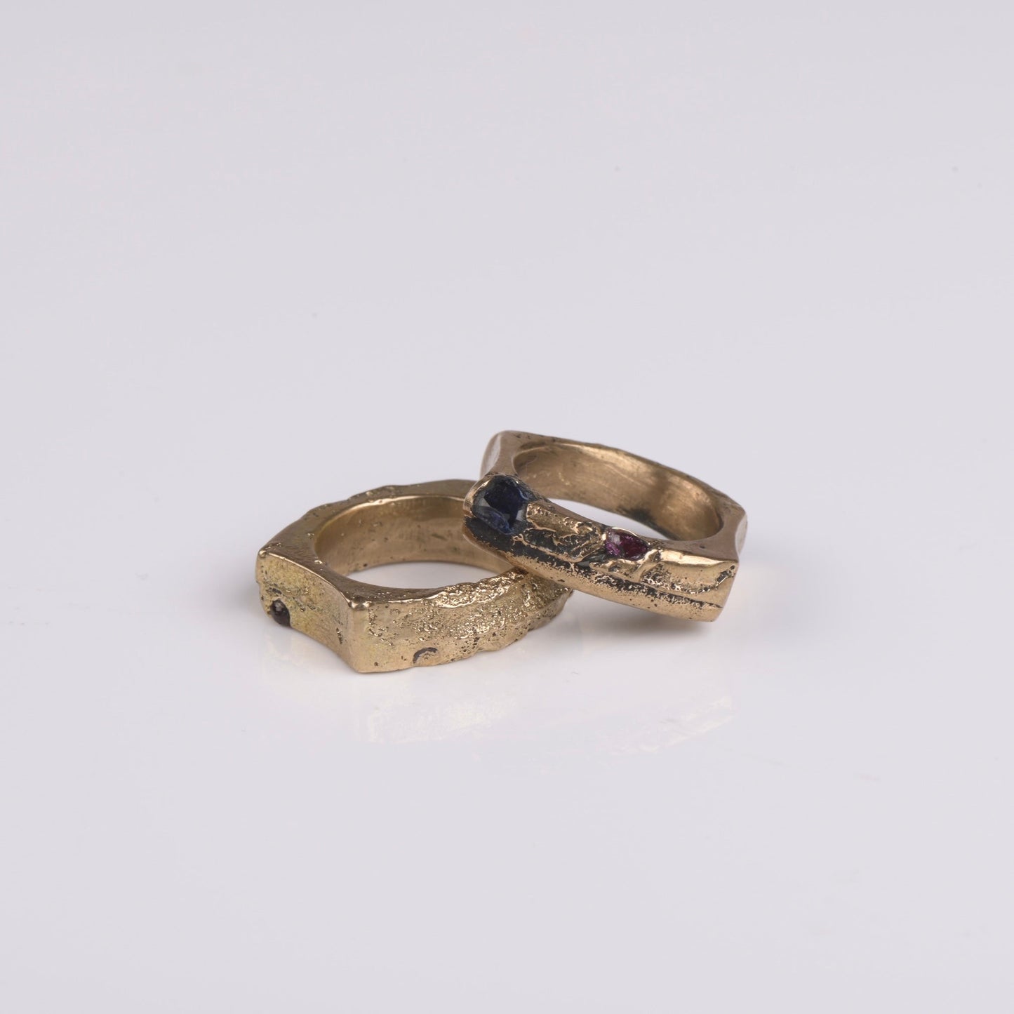 Sandcasted Bronze Ring