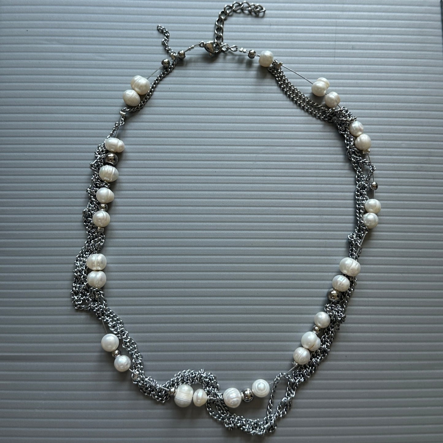 Knitted Steel Necklace