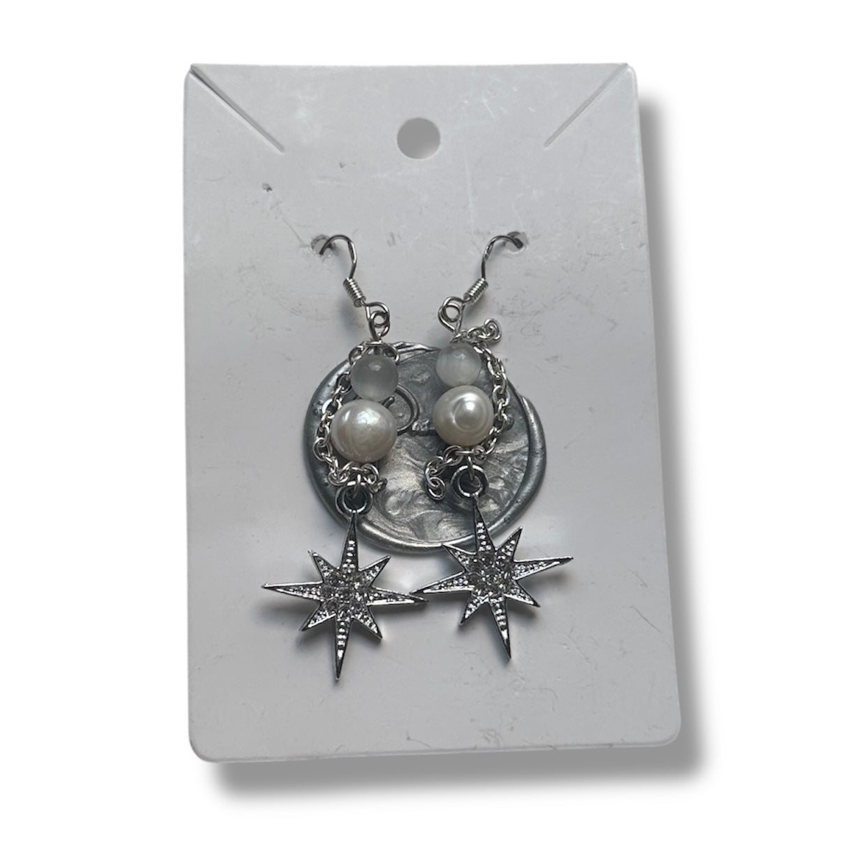 Star Pearl Earrings
