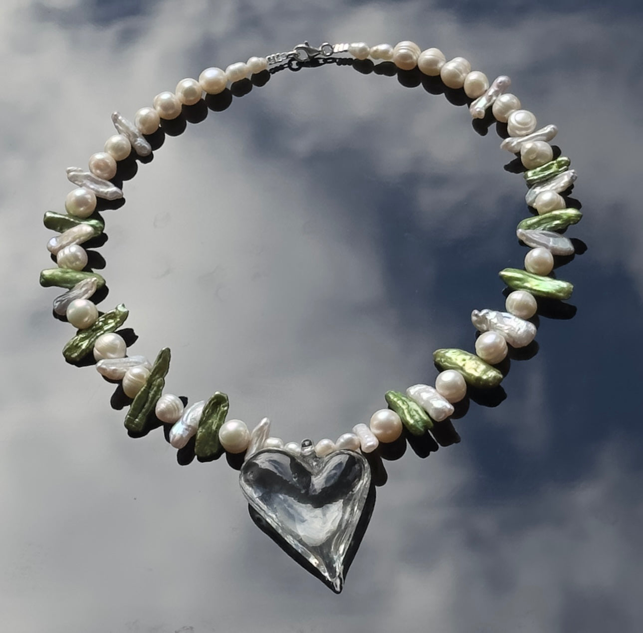 Green Glass Necklace