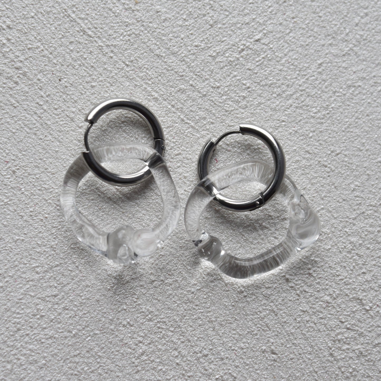 Organic Glass Earrings