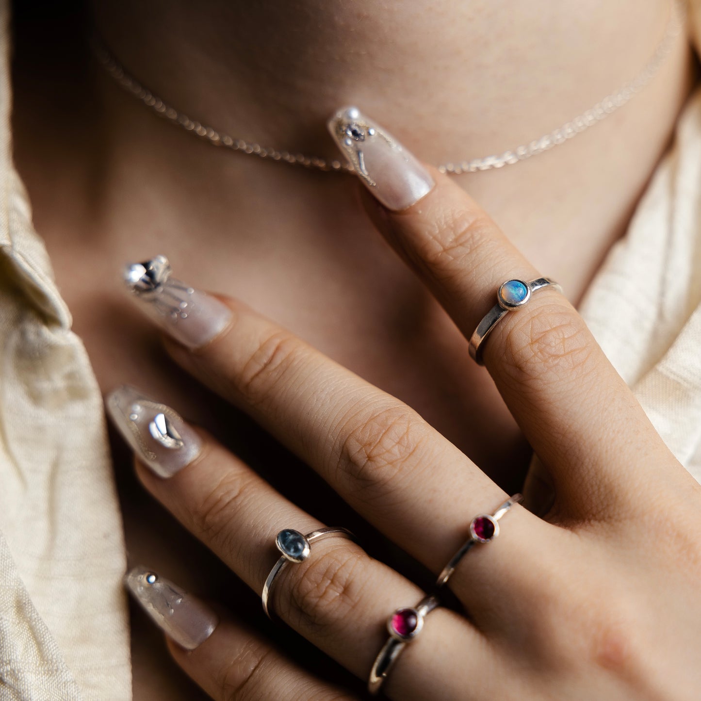 Pearl World Opal Ring