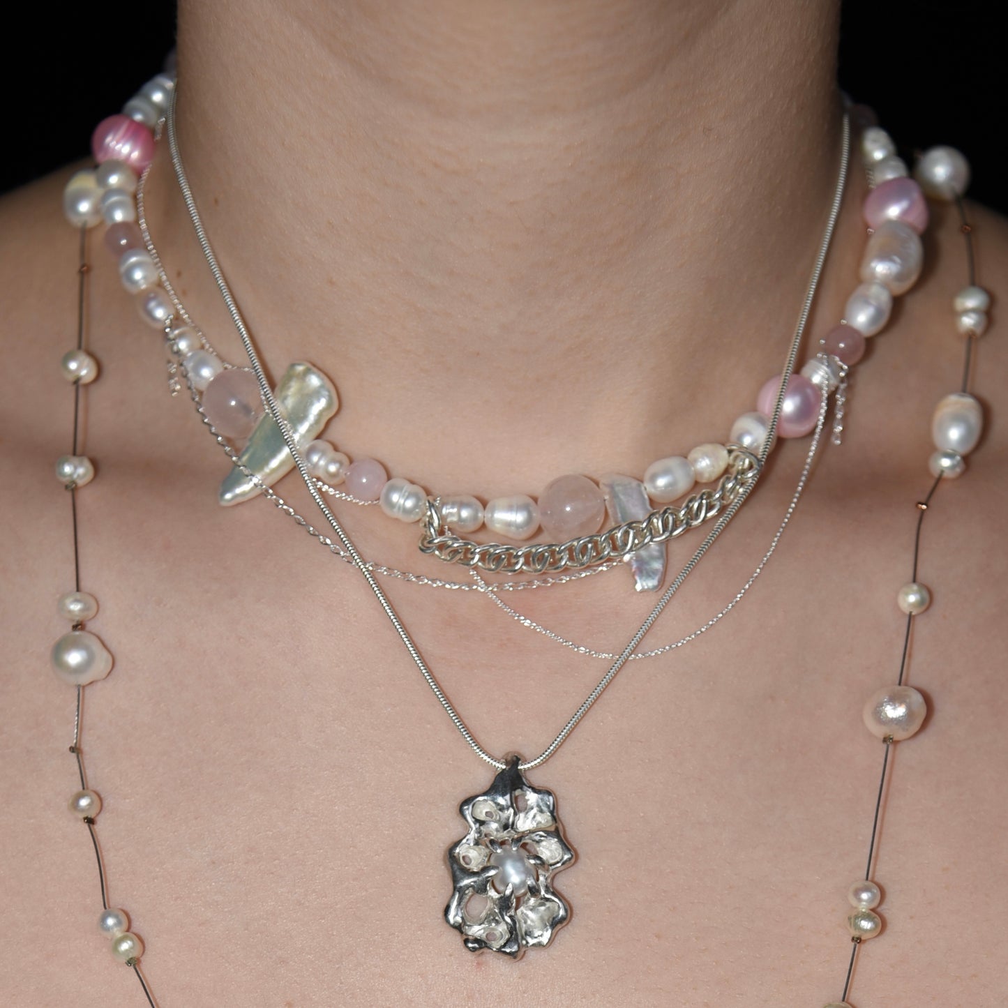 Pearlsalat 10 Necklace