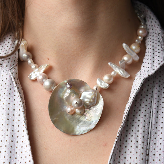 Keshi of the Sea Necklace