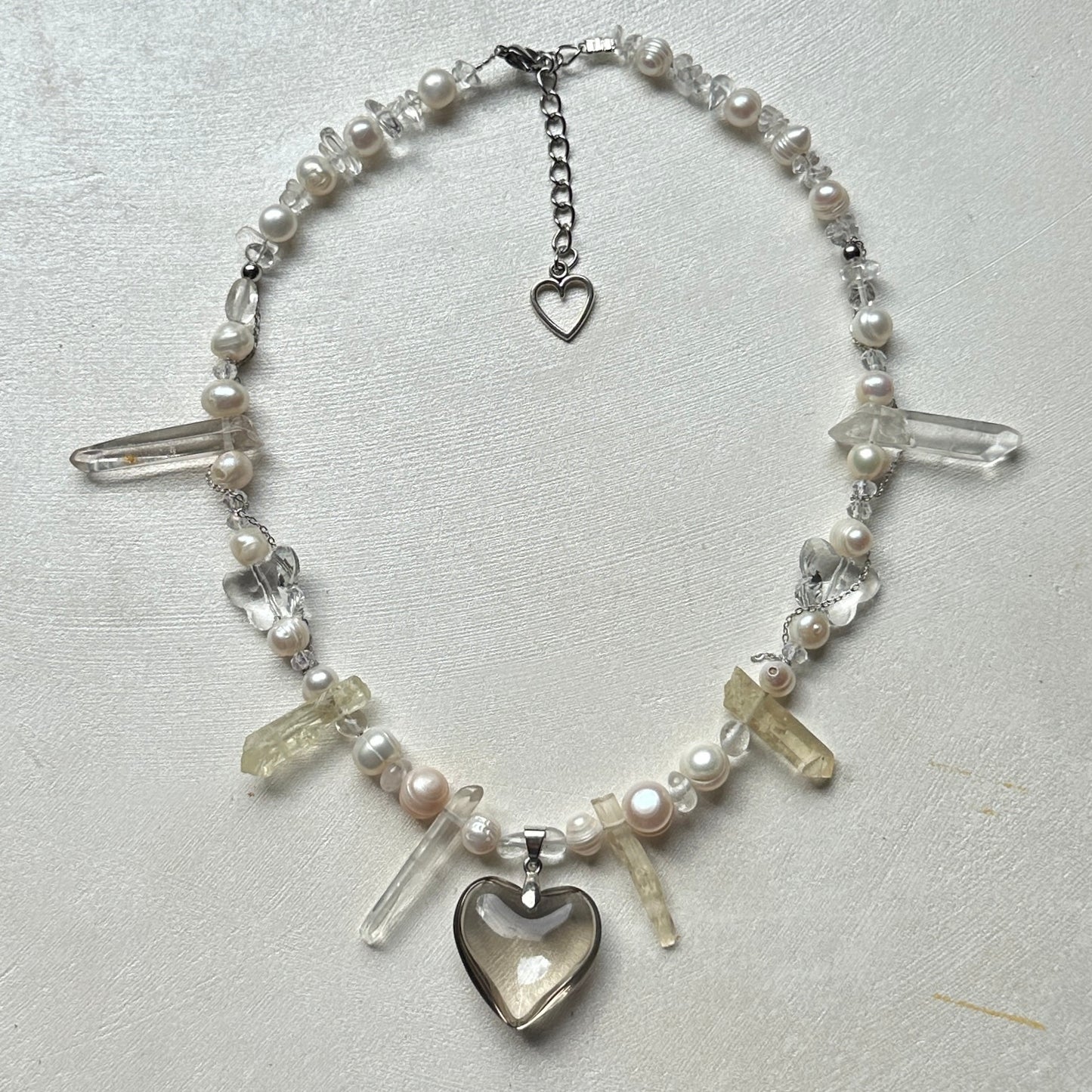 Heart Crystal Necklace