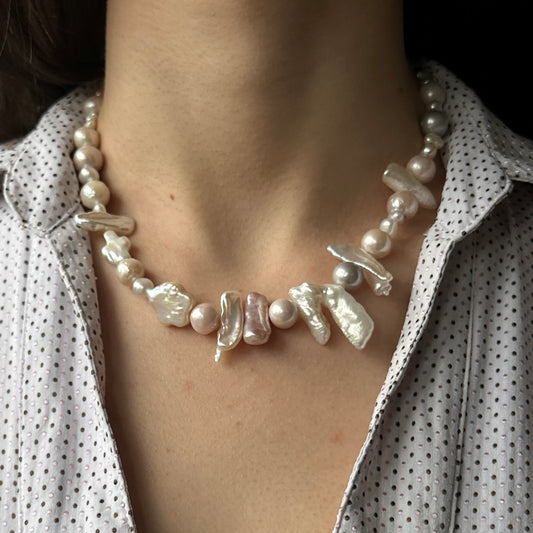 Keshi Sea Pearl Necklace