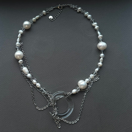 Glass Chain Necklace
