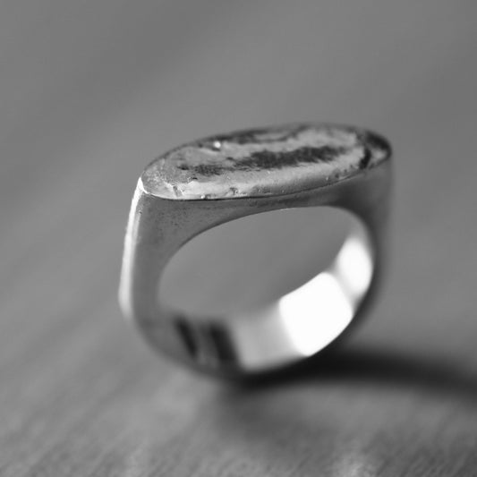 Melted Signet Ring