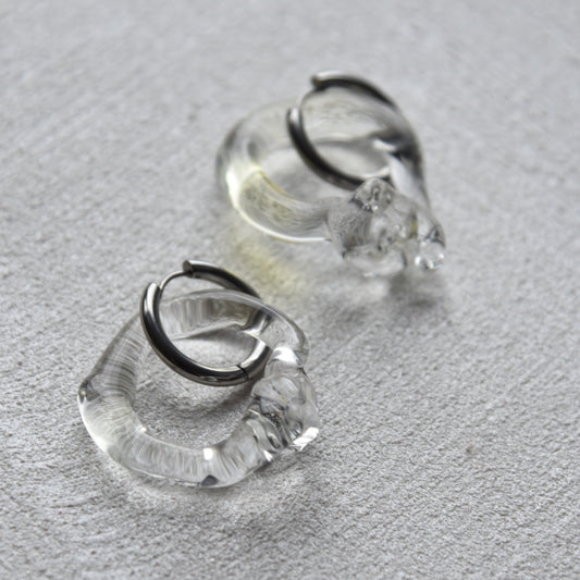 Holographic Glass Earrings