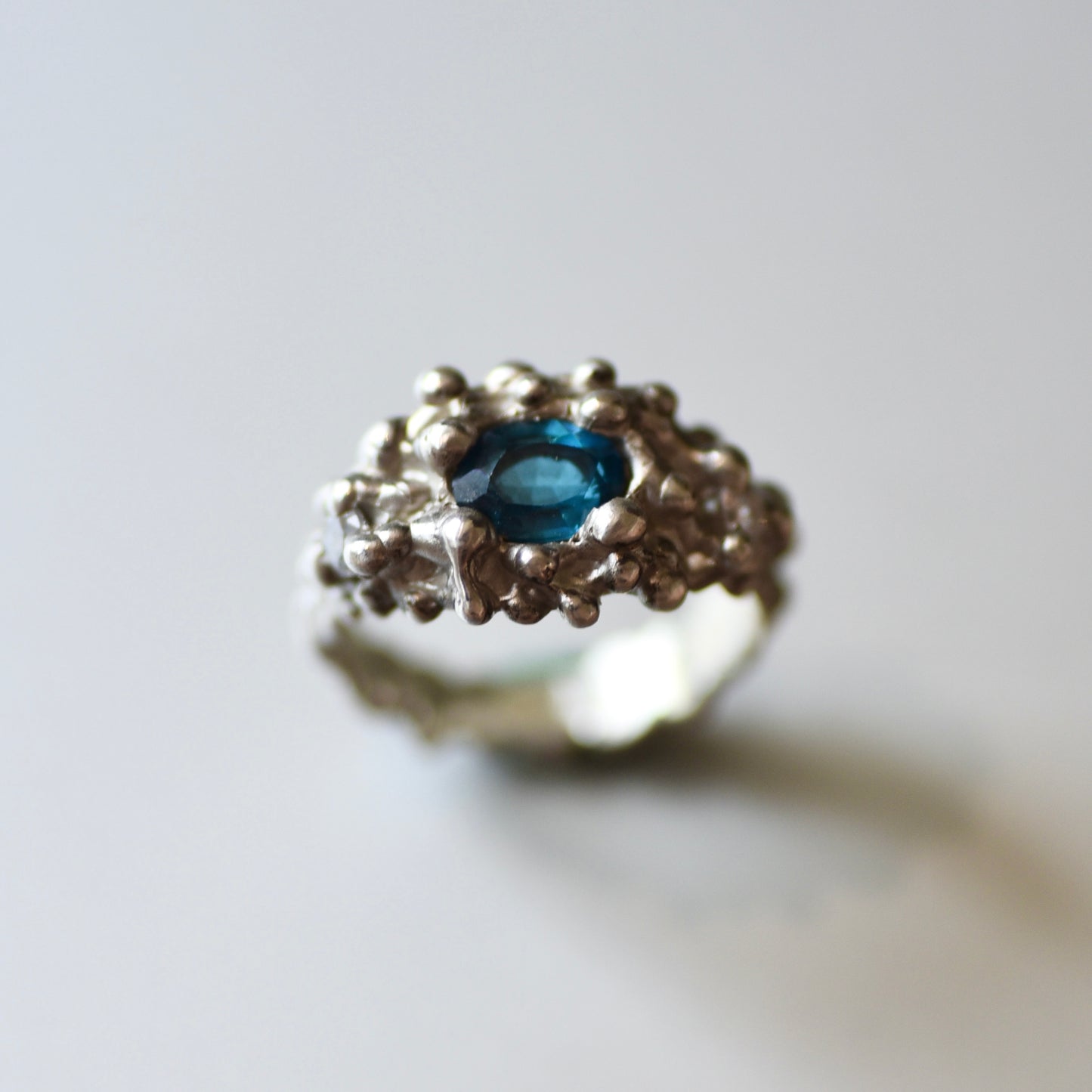 Ocean Organic Silver Ring
