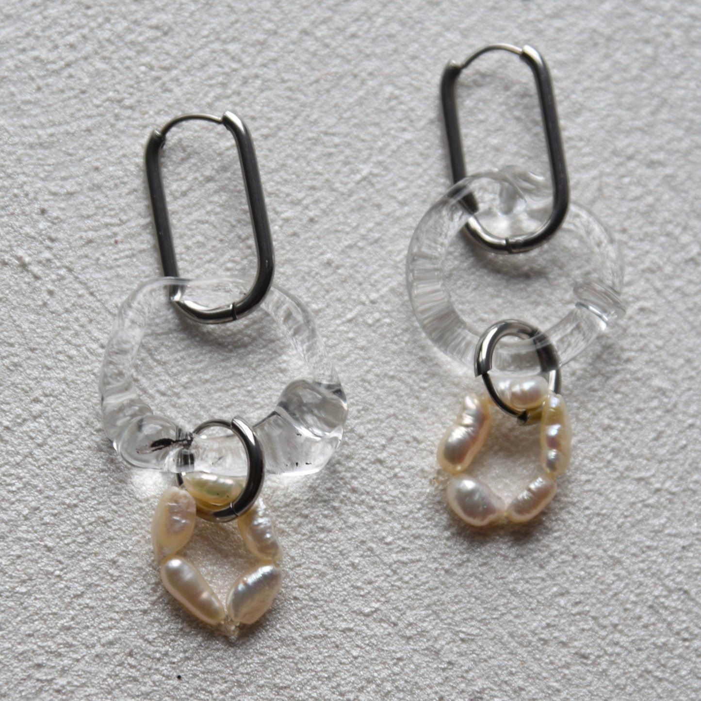 Glass Pearl Earrings