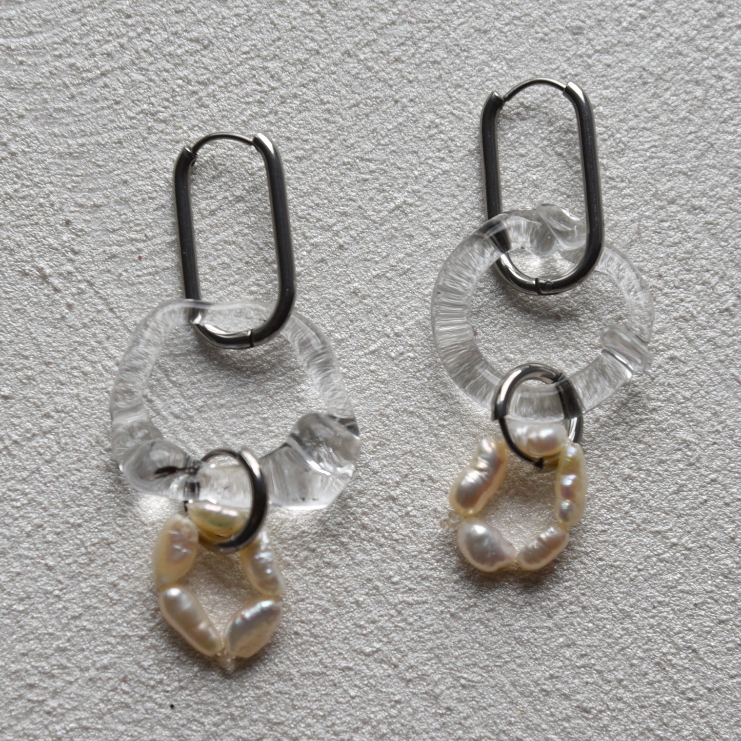 Glass Pearl Earrings