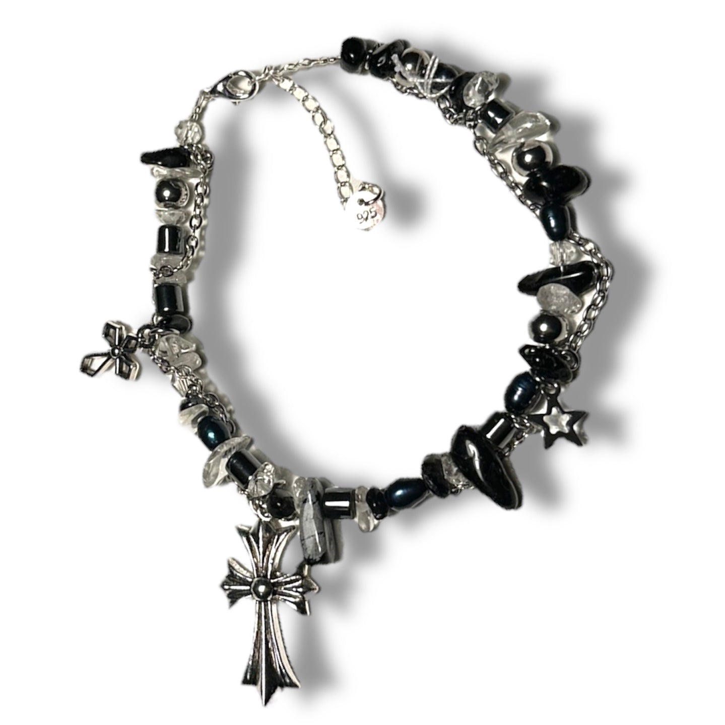 Black Cross Bracelet