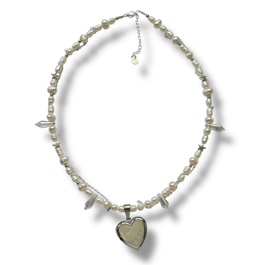 Perlmut Heart Necklace
