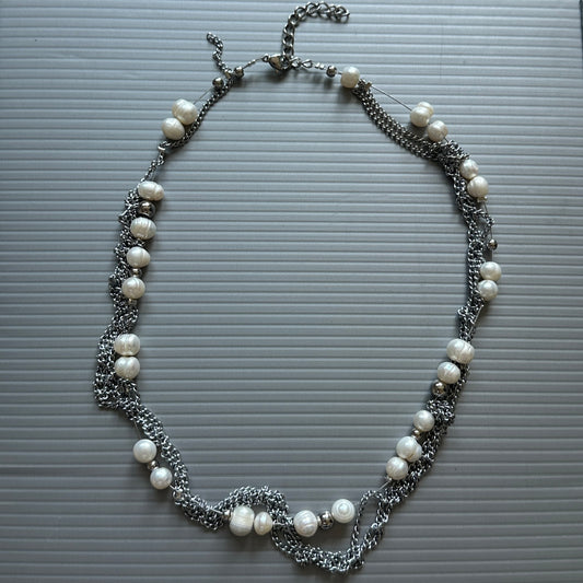 Knitted Steel Necklace