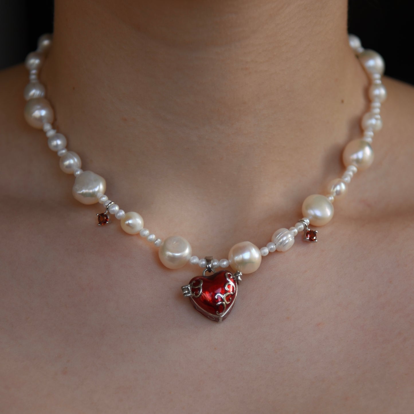 Red Heart Necklace