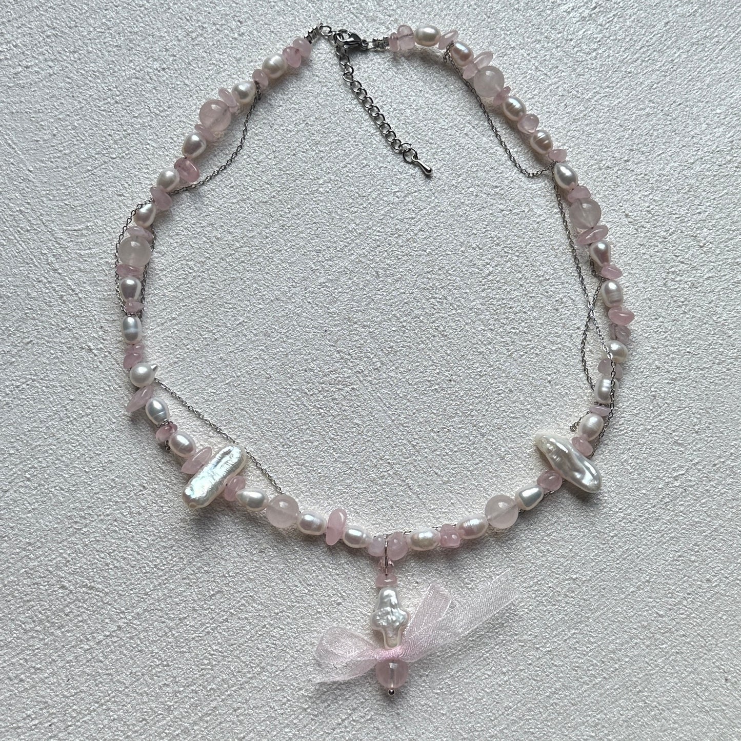 Love Ribbon Necklace