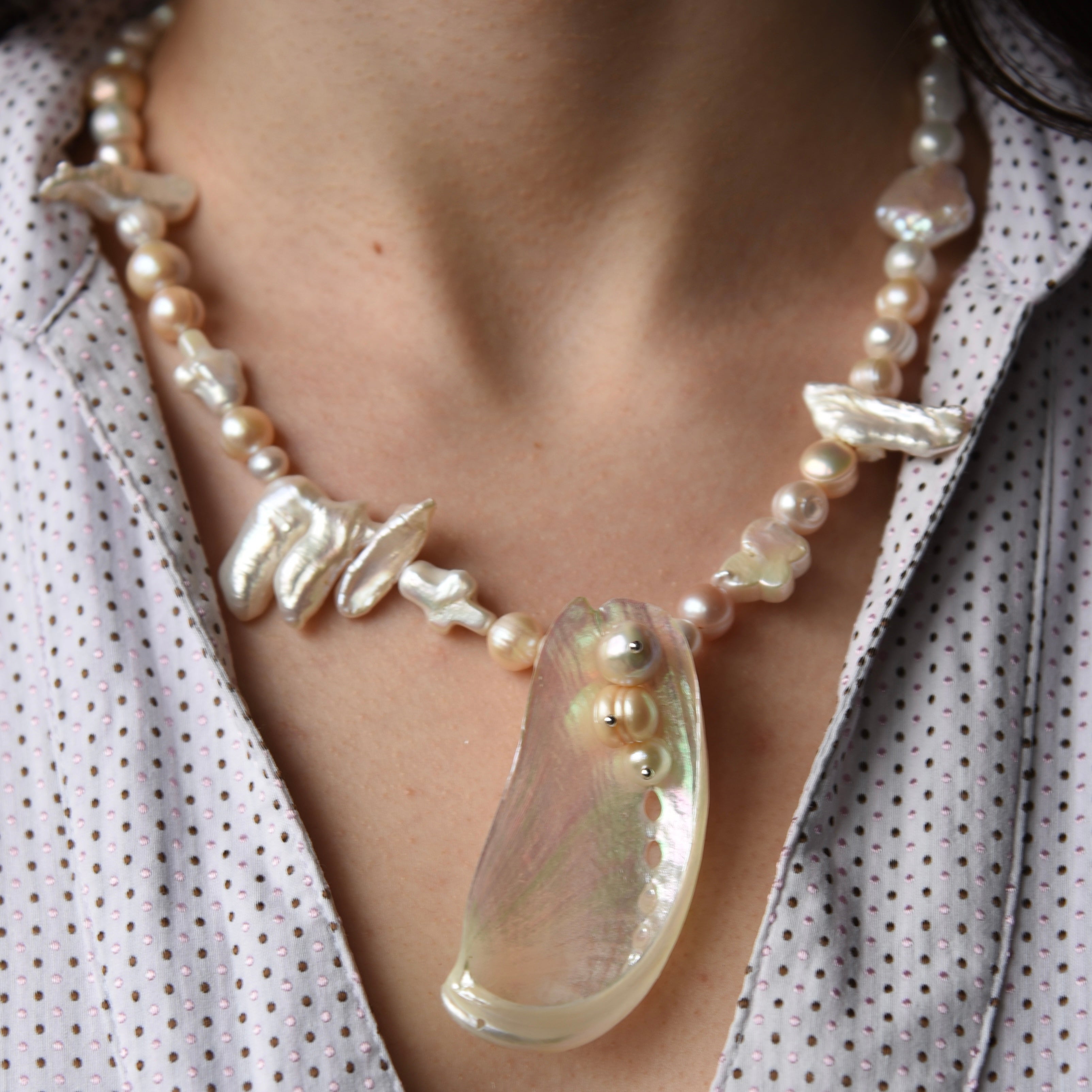 Sea Oyster Necklace – pearlsandco