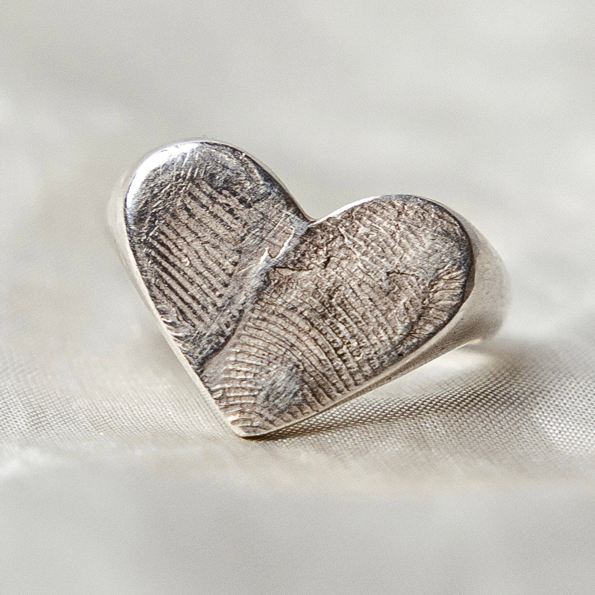 Valentines Fingerprint Ring