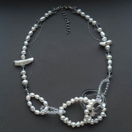 Glass Circle Necklace