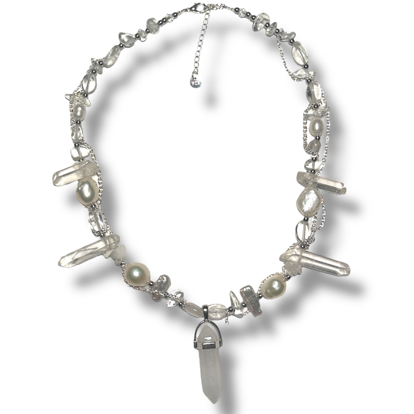 White Crystal Necklace