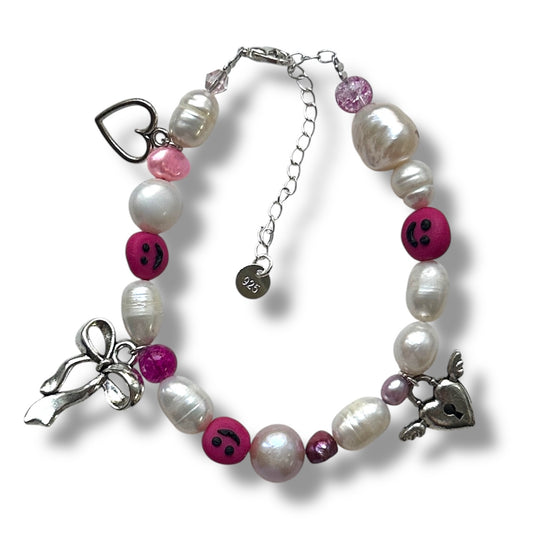 Pink Pearl Bracelet